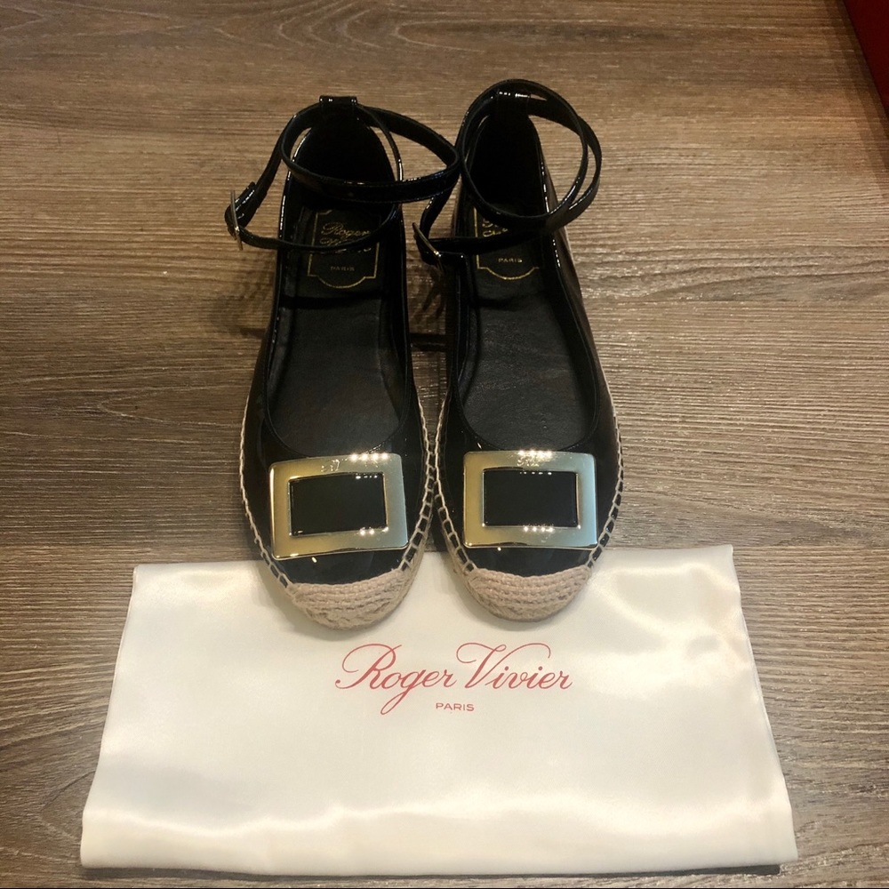 Roger Vivier Buckle espadrilles 36.5